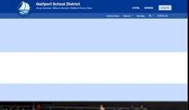 
							         Gulfport School District / Homepage								  
							    