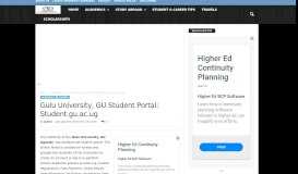 
							         Gulu University, GU Student Portal: Student.gu.ac.ug - Explore the ...								  
							    