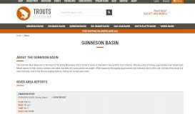 
							         GUNNISON BASIN - Trouts Fly Fishing								  
							    