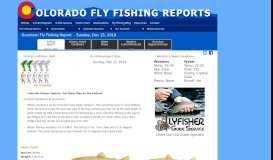 
							         Gunnison River Fishing Report - Colorado Fly Fishing Reports								  
							    