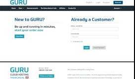 
							         GURU Cloud: Portal Home								  
							    