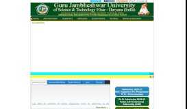 
							         Guru Jambheshwar University of Science & Technology, Hisar ...								  
							    