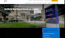 
							         Guthrie Cortland Medical Center, NY - Guthrie								  
							    