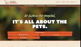 
							         Guthrie Pet Hospital: Veterinarian Guthrie & Logan County OK ...								  
							    