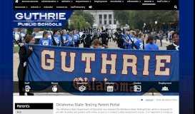 
							         Guthrie Public Schools - Oklahoma State Testing Parent Portal								  
							    