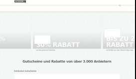 
							         Gutscheine und Rabatte für Onlineshops auf Gutscheine.de								  
							    