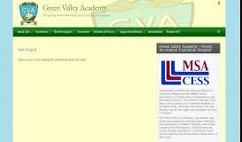 
							         GVA Portal – Green Valley Academy								  
							    
