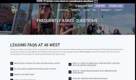 
							         GVSU Apartments FAQs | 48 West								  
							    