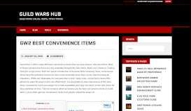 
							         GW2 Best Convenience Items | Guild Wars Hub								  
							    