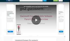 
							         Gwinnett County Public Schools Parent Portal Overview - ppt video ...								  
							    