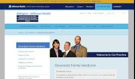 
							         Gwynedd Family Medicine - Abington - Jefferson Health								  
							    