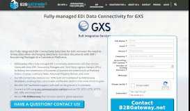 
							         GXS Fully-managed EDI | B2BGateway								  
							    