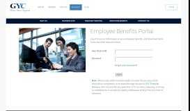 
							         GYC Employee Benefits Portal								  
							    