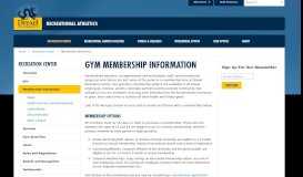 
							         Gym Memberships | Recreation Center | Drexel University								  
							    