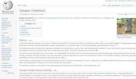 
							         Gympie Cemetery - Wikipedia								  
							    