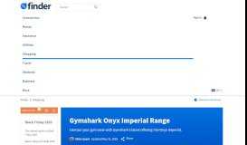 
							         Gymshark Onyx Imperial Range | Shop the new release | finder UK								  
							    