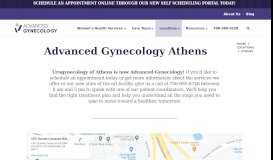 
							         Gynecologist in Athens, GA | Female Urology Specialist Toccoa								  
							    