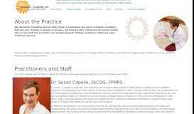 
							         Gynecologist - Urogynecologist | Susan C. Capelle, MD								  
							    