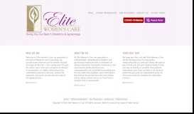 
							         Gynecology and Obstetrics - Elite Women's Care - Virginia								  
							    