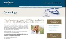 
							         Gynecology - Haugen OB/GYN Associates								  
							    