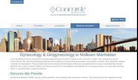 
							         Gynecology & Urogynecology in Midtown | Concorde Medical Group								  
							    
