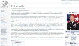 
							         H. R. McMaster - Wikipedia								  
							    
