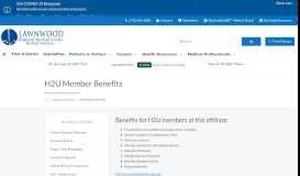 
							         H2U Member Benefits | Lawnwood Medical Center & Heart Institute ...								  
							    