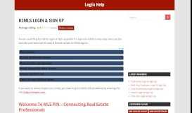 
							         H3mls Login & sign in guide, easy process to login into mlspin ...								  
							    