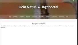 
							         Haarwild Steckbriefe Natur | Dein Jagd & Natur - Portal - Auf Jagd								  
							    