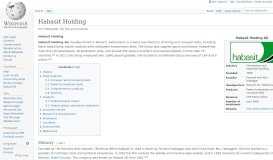
							         Habasit Holding - Wikipedia								  
							    