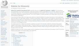 
							         Habitat for Humanity - Wikipedia								  
							    
