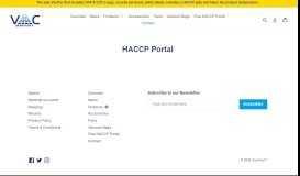 
							         HACCP Portal – VacSmart™								  
							    