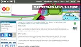
							         Hackathon - Mastercard API Challenge | Hackfest								  
							    