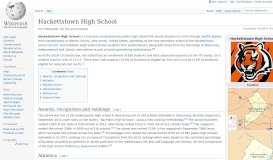 
							         Hackettstown High School - Wikipedia								  
							    