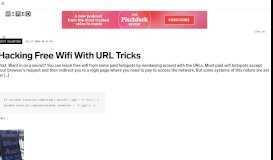 
							         Hacking Free Wifi With URL Tricks | WIRED								  
							    