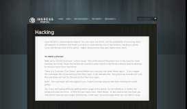 
							         Hacking - Ingress Portal | Ingress Portal								  
							    
