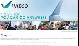
							         HAECO Americas | Careers Center | Welcome								  
							    