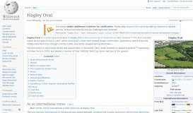 
							         Hagley Oval - Wikipedia								  
							    