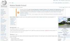 
							         Hahira Middle School - Wikipedia								  
							    