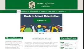 
							         Haines City High School – A Polk County Public School								  
							    