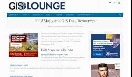 
							         Haiti Maps and GIS Data Resources ~ GIS Lounge								  
							    
