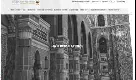 
							         Hajj Regulations - Ministry of Hajj and Umrah								  
							    