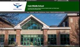 
							         Hale Middle School: Home								  
							    