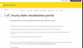 
							         Half-hourly data visualisation portal | Good Energy								  
							    