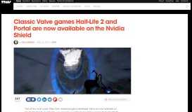 
							         Half-Life 2 and Portal Arrive on the Nvidia Shield - TNW								  
							    