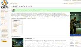 
							         Half-Life 2: Deathmatch - Combine OverWiki, the original Half-Life wiki ...								  
							    