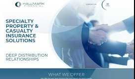 
							         Hallmark Financial Services | Specialty Property & Casualty Insurance ...								  
							    