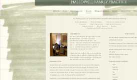 
							         Hallowell Family Practice								  
							    