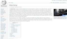 
							         Halo Array - Wikipedia								  
							    