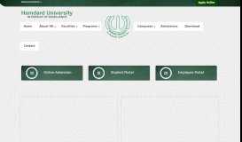 
							         Hamdard University – INPURSUIT OF EXCELLENCE								  
							    